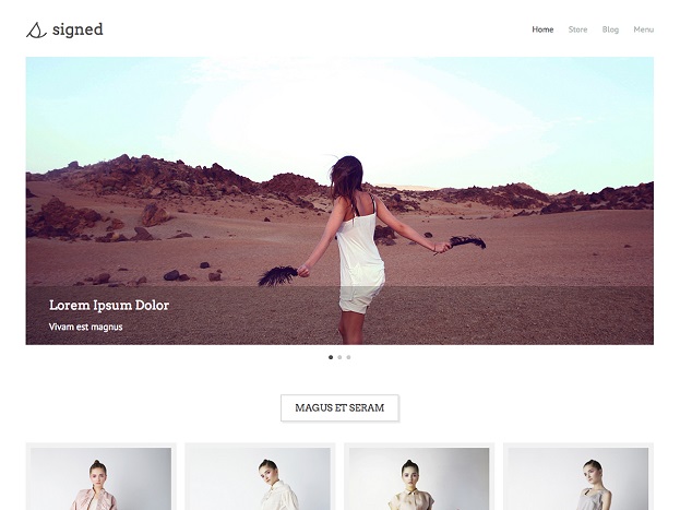 Sitebuilder Signed template voorbeeld
